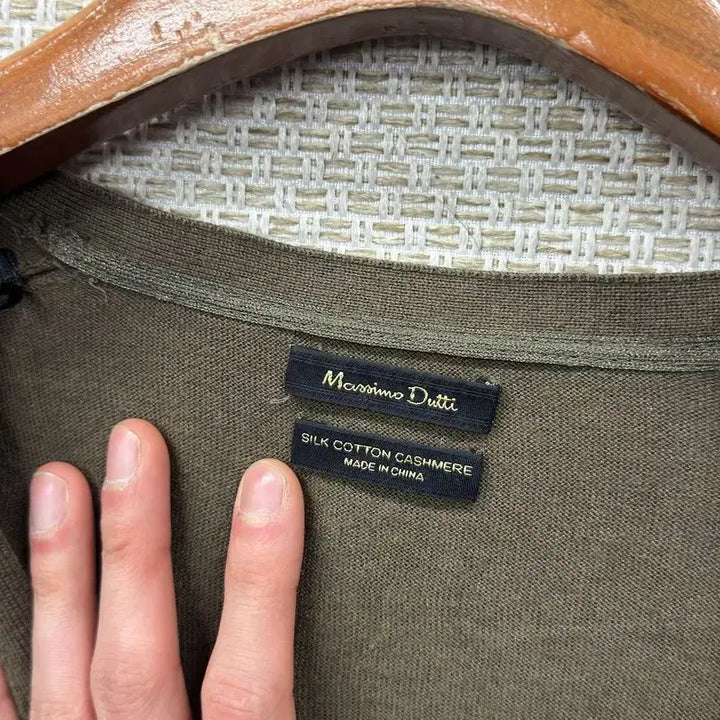 [BUNJANG] Massimo Dutti Silk Cashmere Knit Cardigan / 마시모두띠 실크 캐시미어 니트 가디건 S A07630