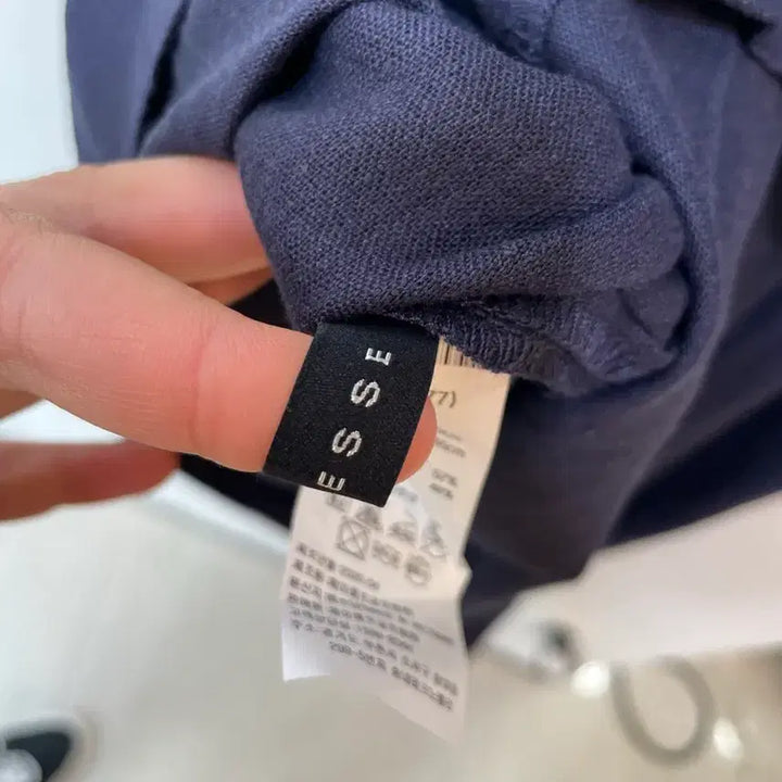 [BUNJANG] YESSE Navy Linen Blend Short Sleeve Dress / YESSE 네이비 반팔 마혼용 원피스 구77