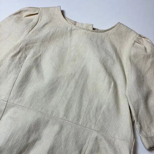 [BUNJANG] TheOpenProduct Belted Short Sleeve Blouse / 더오픈프로덕트 벨티드 반팔 블라우스 PN8606