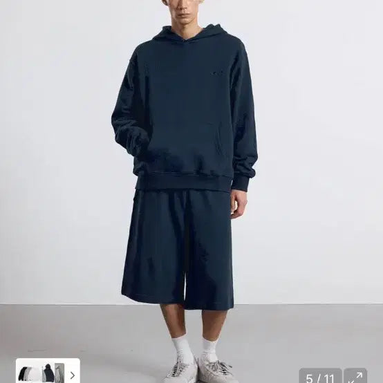 [BUNJANG] Filluminate Sprint Hoodie Navy L / 필루미네이트 스프린트 후디 네이비 라지 L