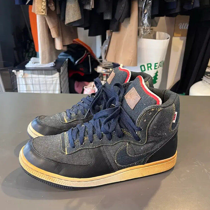 [BUNJANG] Nike Terminator Hi Premium Denim Sneakers / 나이키 터미네이터 하이 프리미엄 데님 (285mm)