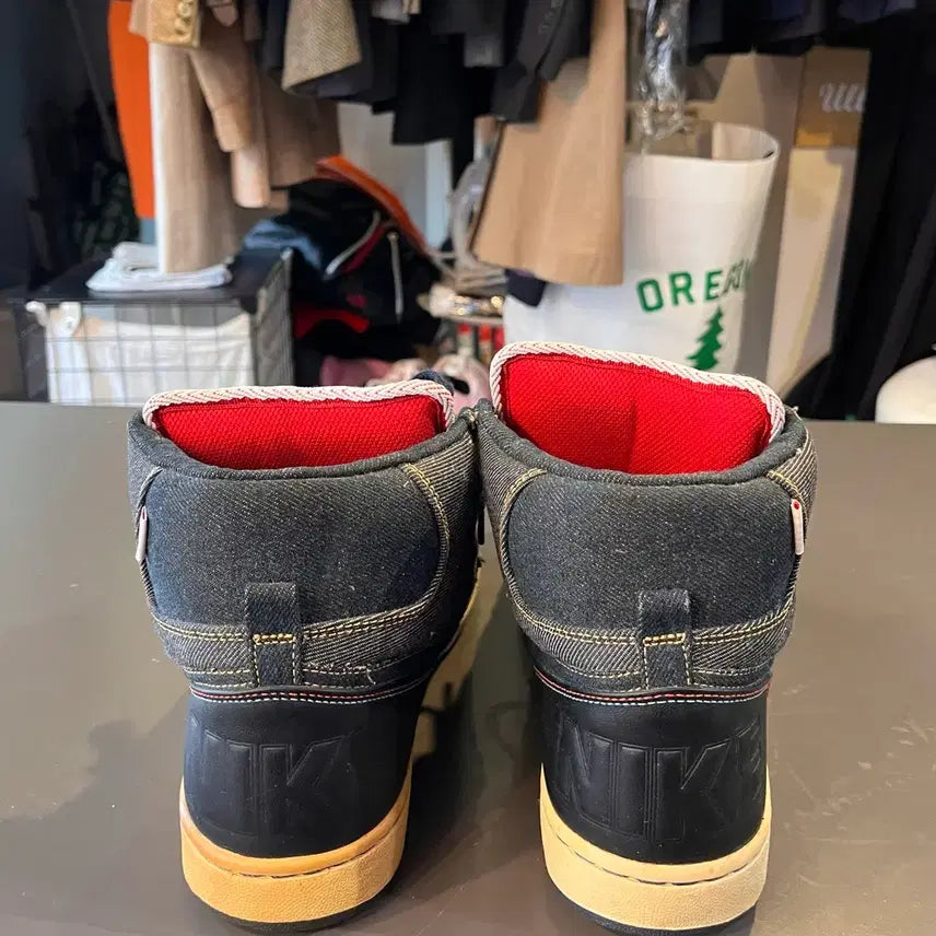 [BUNJANG] Nike Terminator Hi Premium Denim Sneakers / 나이키 터미네이터 하이 프리미엄 데님 (285mm)