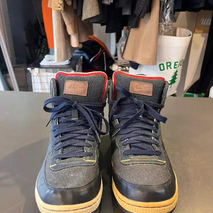 [BUNJANG] Nike Terminator Hi Premium Denim Sneakers / 나이키 터미네이터 하이 프리미엄 데님 (285mm)