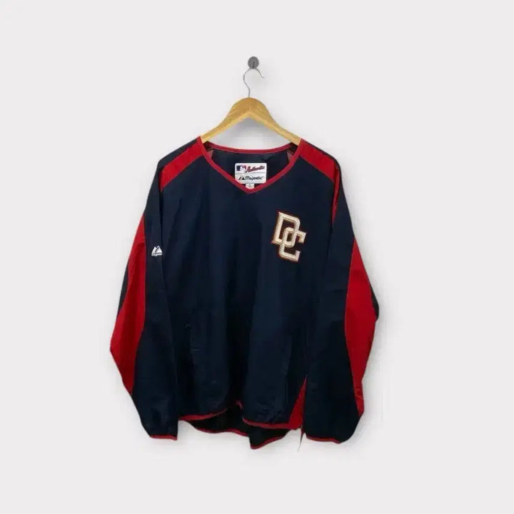 [BUNJANG] Majestic Washington Nationals Pullover Windbreaker M-L / 마제스틱 워싱턴 내셔널스 풀오버 바람막이 M-L