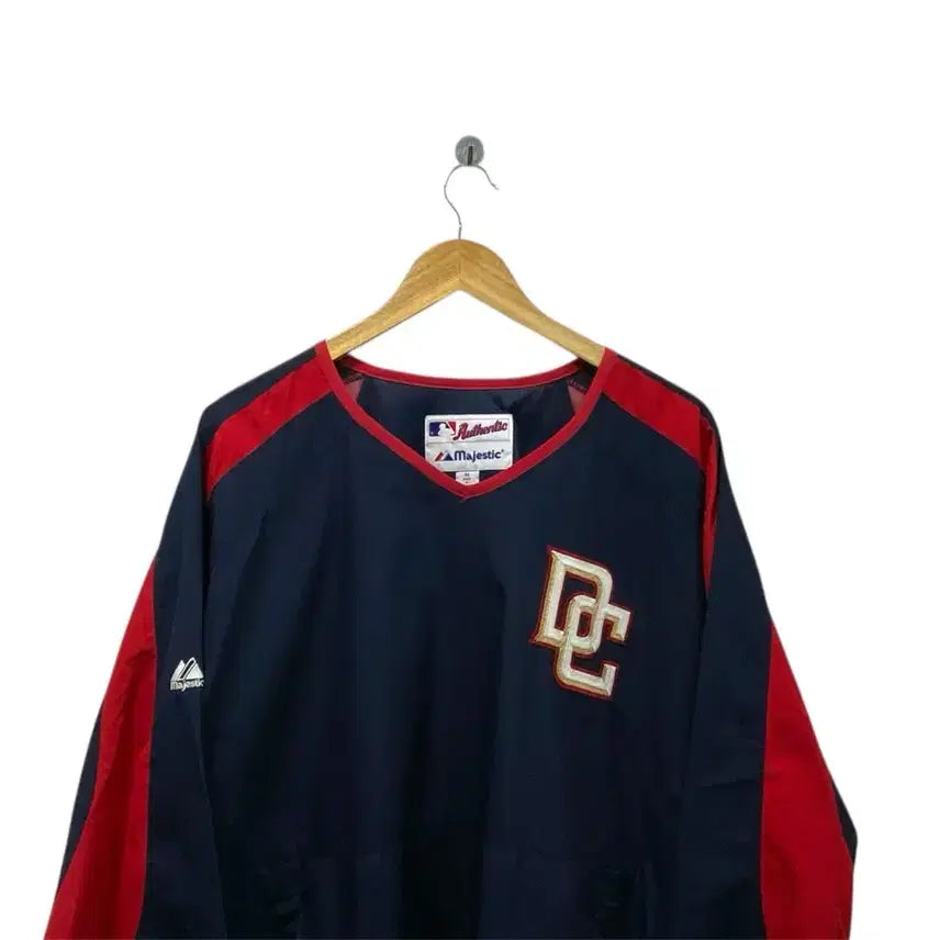 [BUNJANG] Majestic Washington Nationals Pullover Windbreaker M-L / 마제스틱 워싱턴 내셔널스 풀오버 바람막이 M-L
