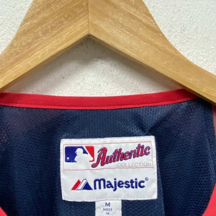 [BUNJANG] Majestic Washington Nationals Pullover Windbreaker M-L / 마제스틱 워싱턴 내셔널스 풀오버 바람막이 M-L