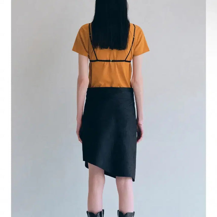 [BUNJANG] Current Vintage Crack Buckle Skirt / 커렌트 빈티지 크랙 버클 스커트