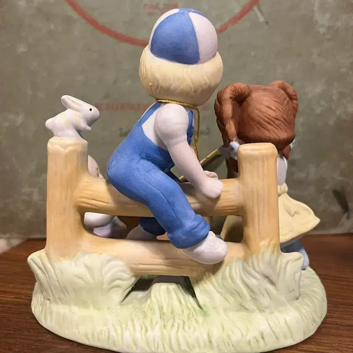 [BUNJANG] Vintage Cabbage Patch Kids Ceramic Figurine (1980s) / 빈티지 양배추 패치 키즈 도자기 피규어 (1980년대)
