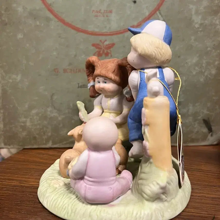 [BUNJANG] Vintage Cabbage Patch Kids Ceramic Figurine (1980s) / 빈티지 양배추 패치 키즈 도자기 피규어 (1980년대)