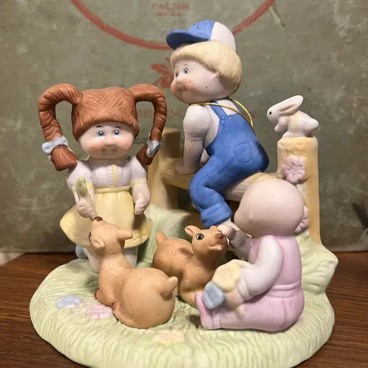 [BUNJANG] Vintage Cabbage Patch Kids Ceramic Figurine (1980s) / 빈티지 양배추 패치 키즈 도자기 피규어 (1980년대)