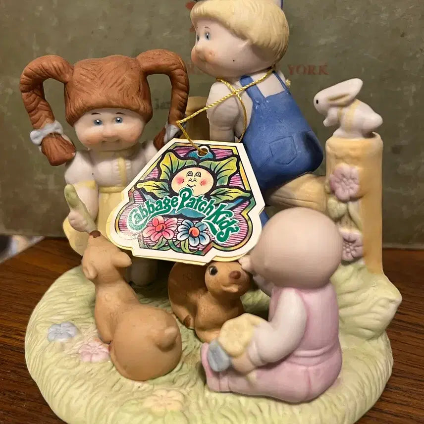 [BUNJANG] Vintage Cabbage Patch Kids Ceramic Figurine (1980s) / 빈티지 양배추 패치 키즈 도자기 피규어 (1980년대)