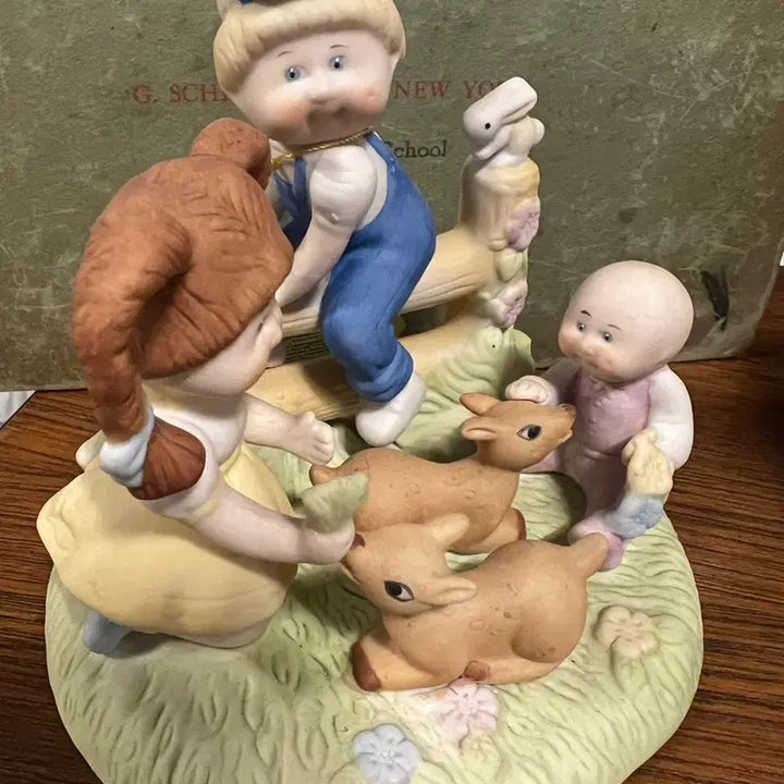 [BUNJANG] Vintage Cabbage Patch Kids Ceramic Figurine (1980s) / 빈티지 양배추 패치 키즈 도자기 피규어 (1980년대)