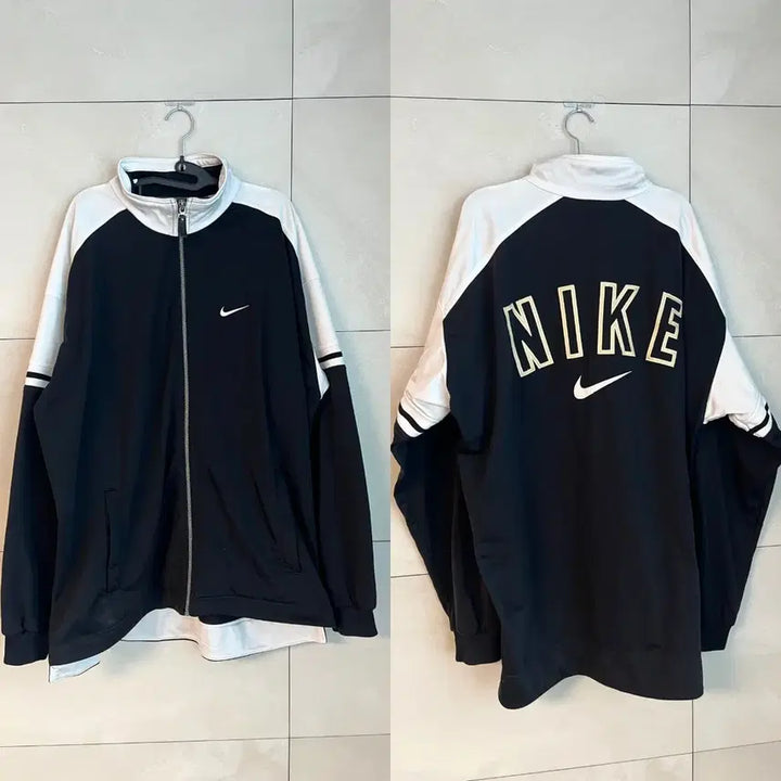 [BUNJANG] Nike Old School Jersey Zip-up / [해외/XL] 00s 나이키 올드스클 져지 집업