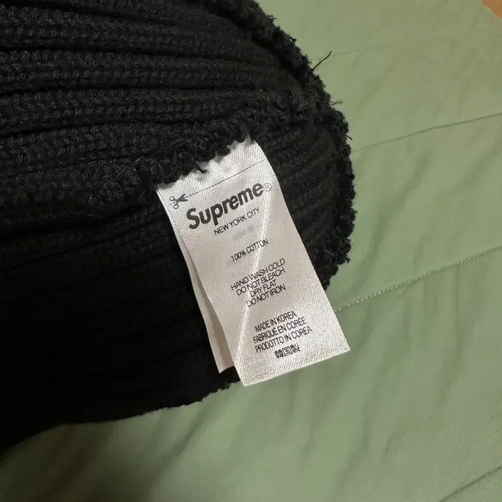 [BUNJANG] Supreme Overdyed Beanie Black / [F]슈프림 오버다이드 비니 블랙