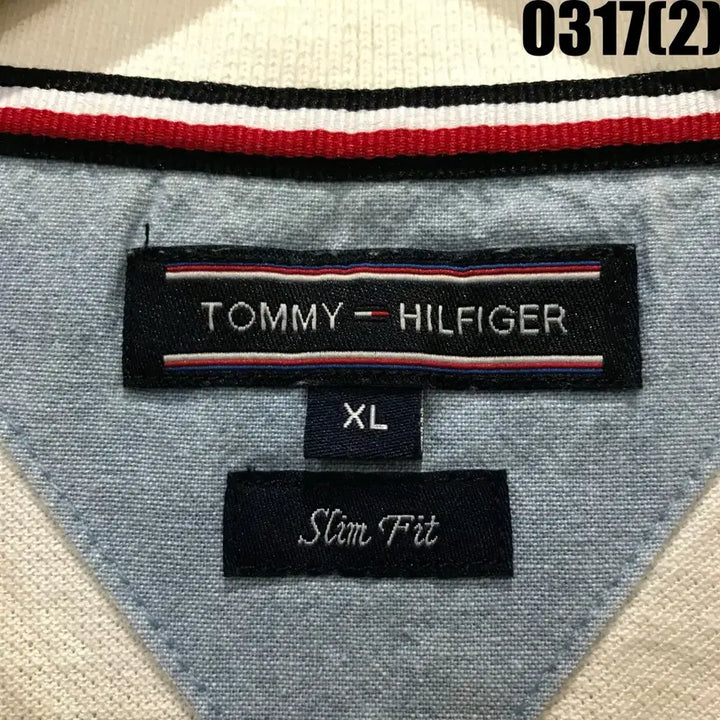 [SOLD OUT] 타미힐피거 화이트 반팔 폴로티 XL
