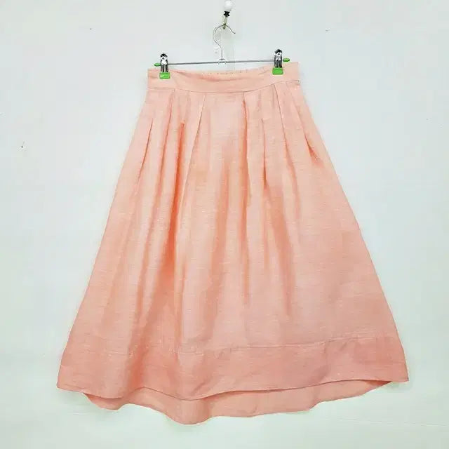 [SOLD OUT] VICENS 린넨 밴딩 스커트 핑크