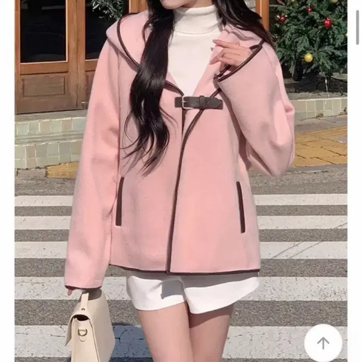 [BUNJANG] Cape Hood Coat / 새상품 케이프 후드코트