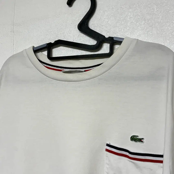 [SOLD OUT] 라코스테 포켓 반팔티 XL 화이트