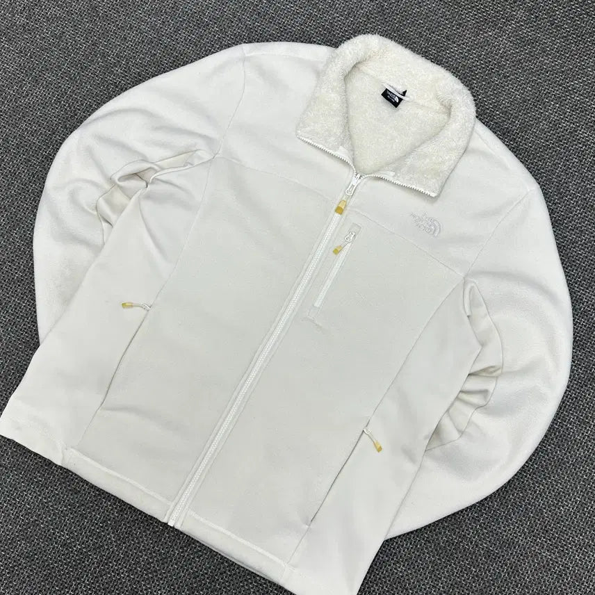 [BUNJANG] The North Face White Fleece Jacket XL / (2590) 노스페이스 화이트 후리스 XL