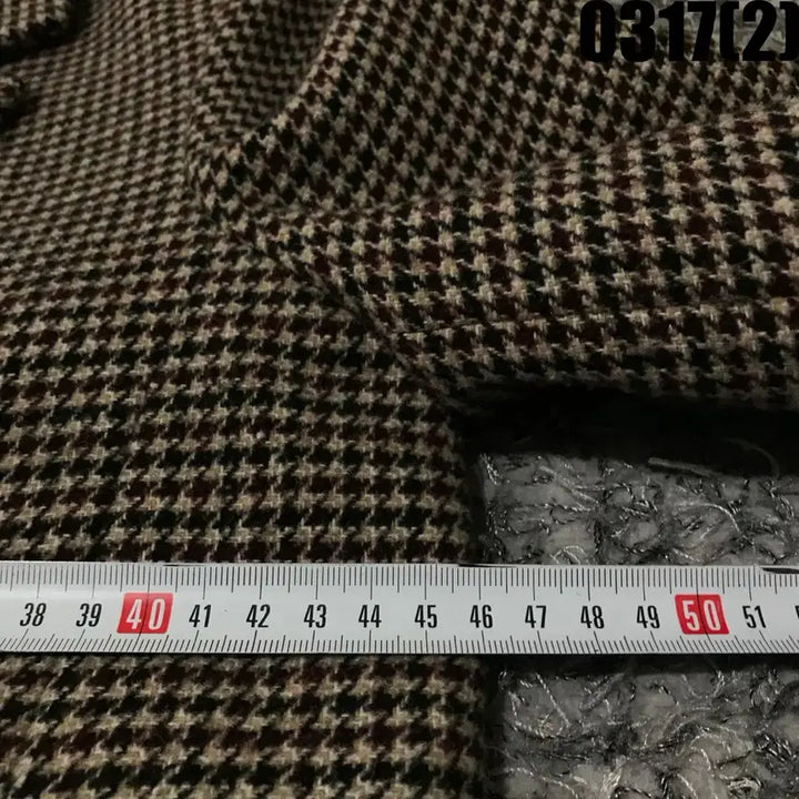 [SOLD OUT] Mind Bridge 하운드투스 체크 롱코트 m