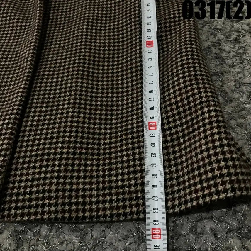 [SOLD OUT] Mind Bridge 하운드투스 체크 롱코트 m