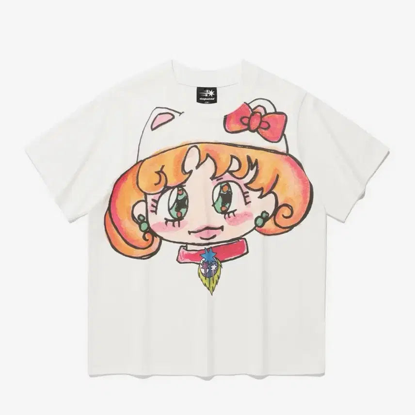 [BUNJANG] NICE GHOST CLUB GHOSTSOULGIRL CAT TEE / 나고클 나이스고스트클럽 GHOSTSOULGIRL CAT TEE