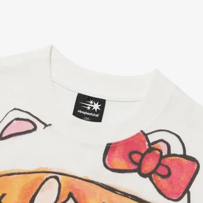 [BUNJANG] NICE GHOST CLUB GHOSTSOULGIRL CAT TEE / 나고클 나이스고스트클럽 GHOSTSOULGIRL CAT TEE