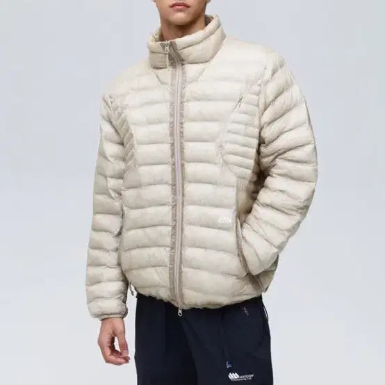 [BUNJANG] Maden Mariposa Light Padded Jacket Beige L / 매든 마리포사 라이트 패디드 자켓 경량 패딩 베이지 L