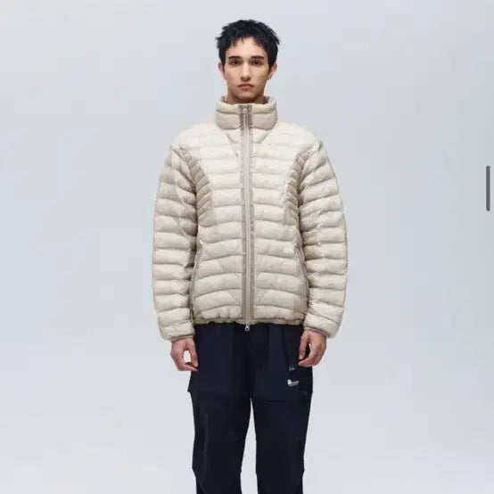 [BUNJANG] Maden Mariposa Light Padded Jacket Beige L / 매든 마리포사 라이트 패디드 자켓 경량 패딩 베이지 L