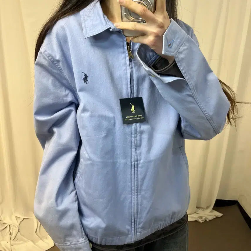 [BUNJANG] Polo Ralph Lauren Lavender Blouson / 폴로 라벤더 블루종