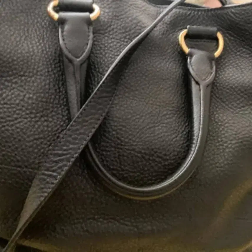 [BUNJANG] Prada Black Leather Tote Bag / 프라다 블랙 레더 토트백