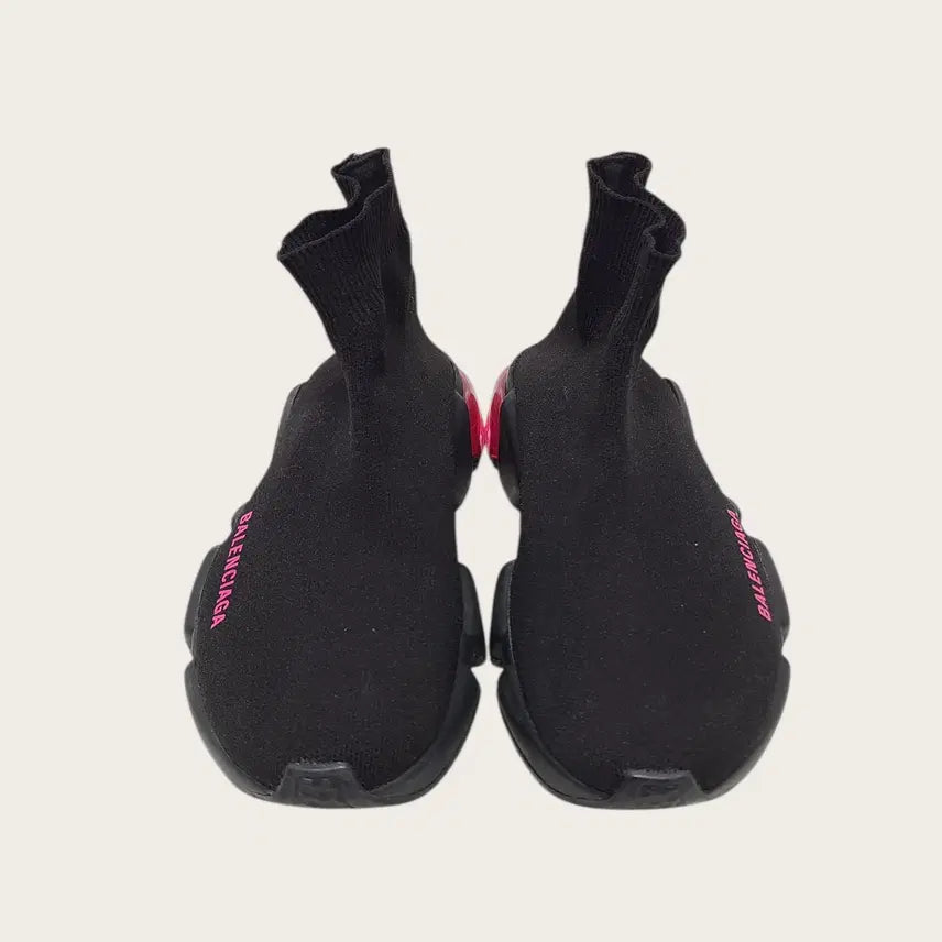 [BUNJANG] Balenciaga Speedrunner Sneakers / [35] 발렌시아가 블랙 핑크 클리어솔 스피드러너 스니커즈