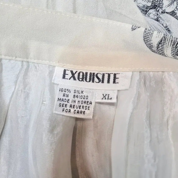 [SOLD OUT] 플라워 프린팅 실크 롱 스커트