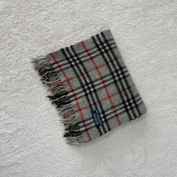 [BUNJANG] Burberry Lambswool Scarf Gray / 버버리 램스울 머플러 그레이 회색