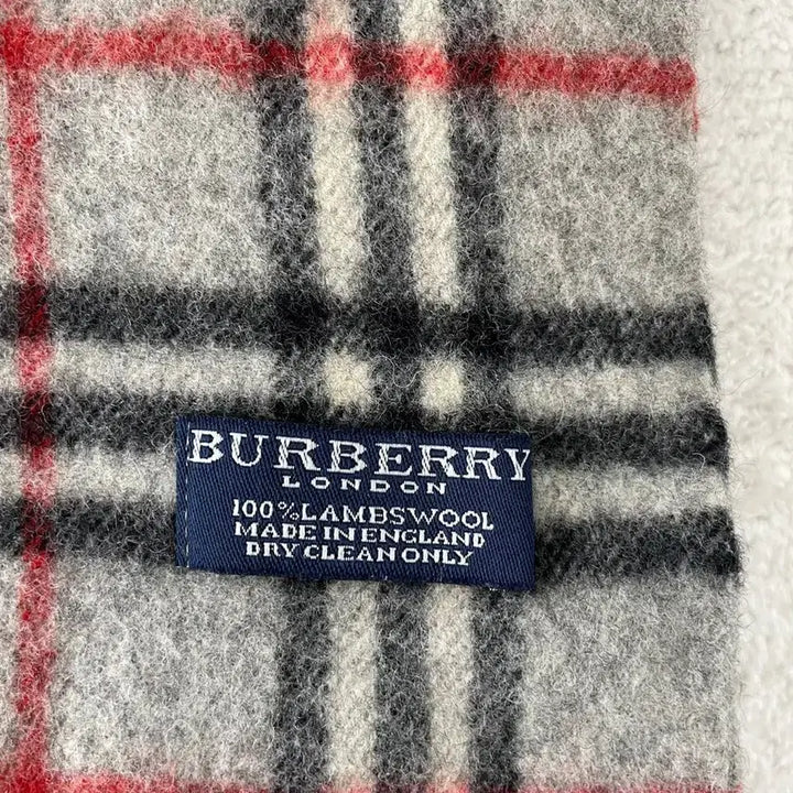 [BUNJANG] Burberry Lambswool Scarf Gray / 버버리 램스울 머플러 그레이 회색