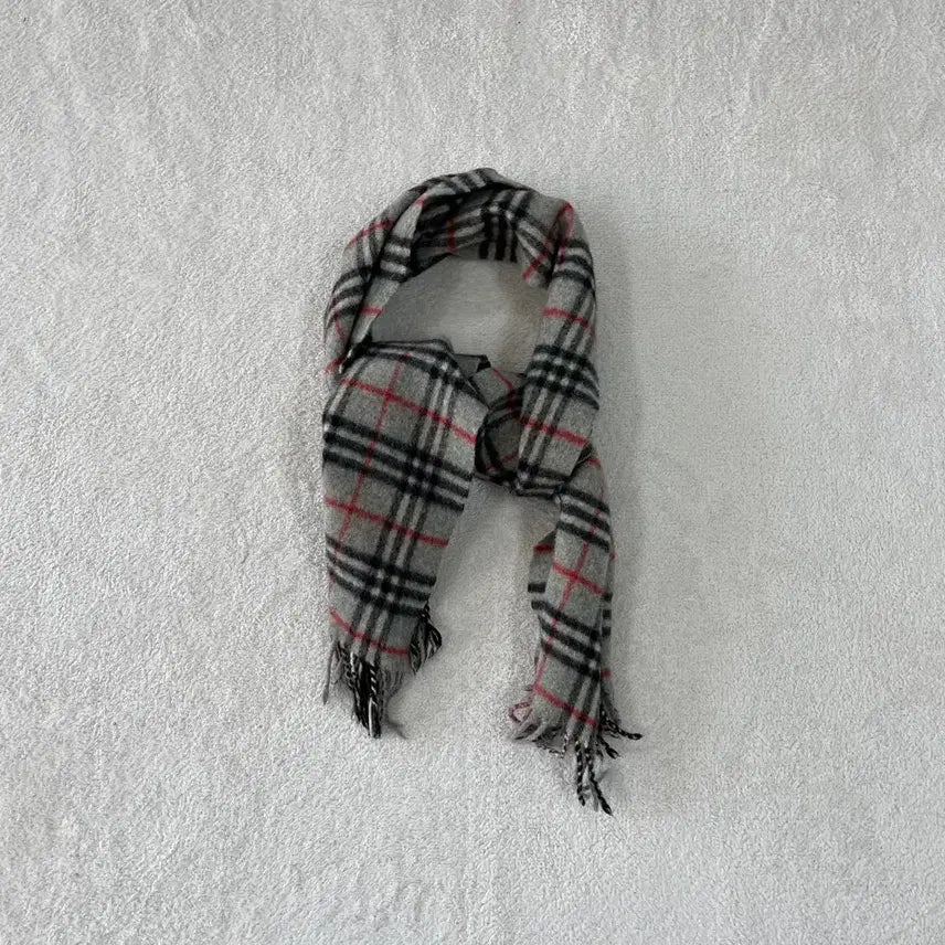 [BUNJANG] Burberry Lambswool Scarf Gray / 버버리 램스울 머플러 그레이 회색
