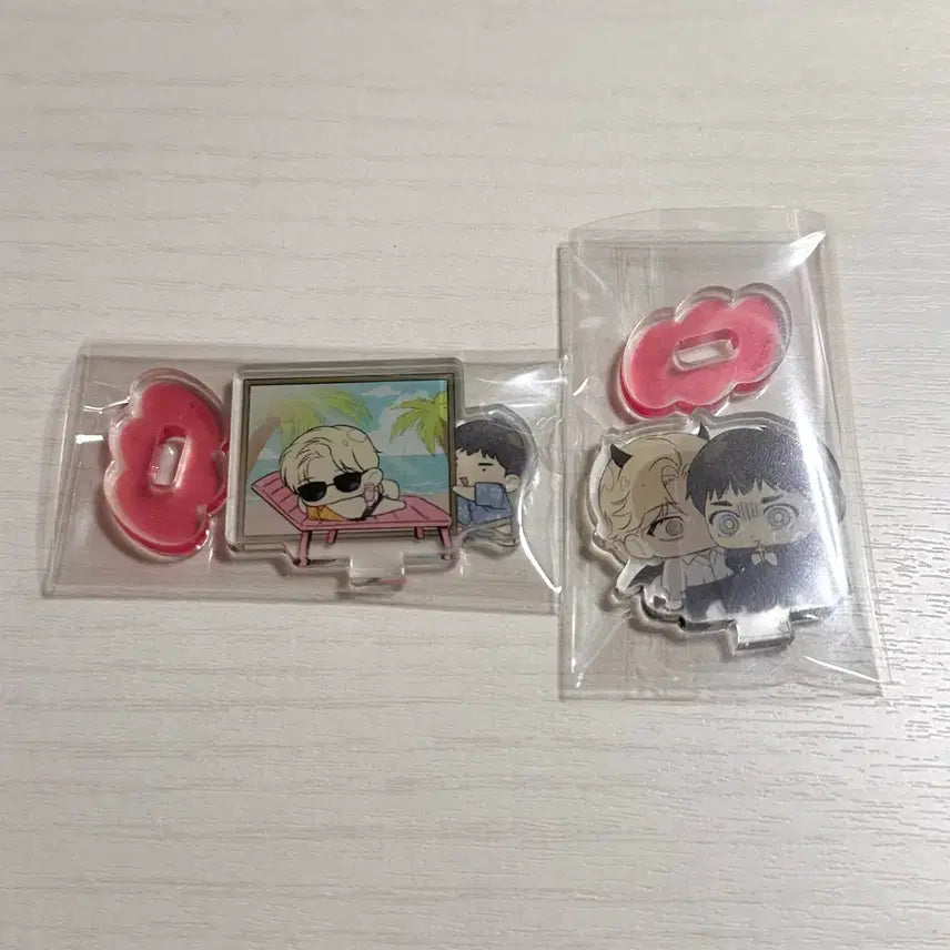 [SOLD OUT] 2종 일괄) 백라이트 미니 아크릴 스탠드 고오오 피서놀이 한서인