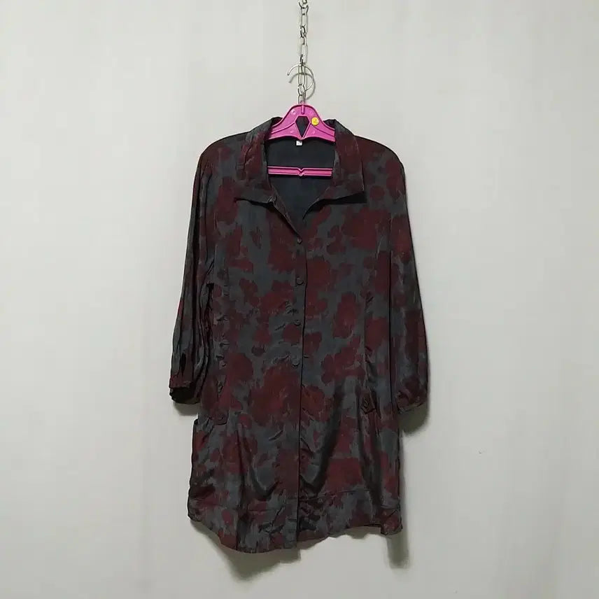 [BUNJANG] K49 Rayon Long Blouse / ㅋ49 인견롱상의