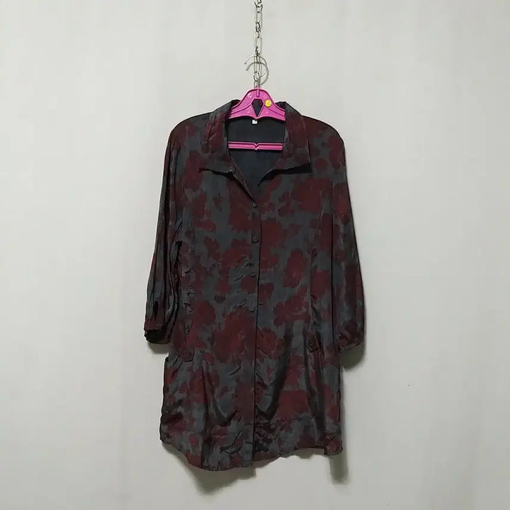 [BUNJANG] K49 Rayon Long Blouse / ㅋ49 인견롱상의
