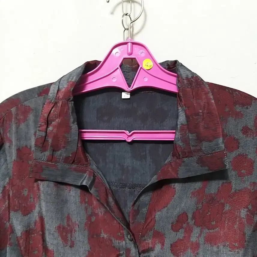 [BUNJANG] K49 Rayon Long Blouse / ㅋ49 인견롱상의