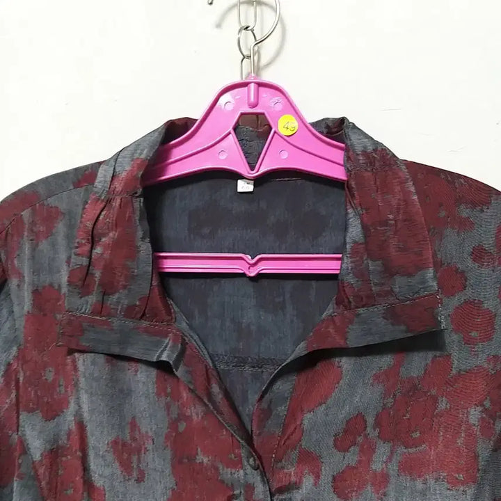 [BUNJANG] K49 Rayon Long Blouse / ㅋ49 인견롱상의