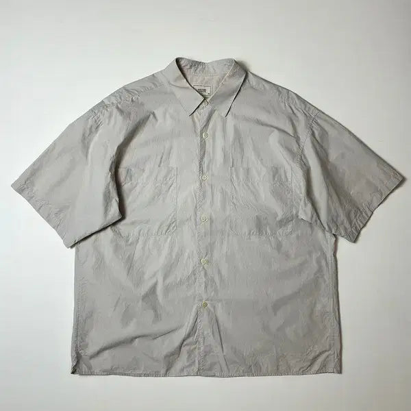 [BUNJANG] AnotherOffice Writer Dove Gray Short Sleeve Shirt / 어나더오피스 Writer 도브 그레이 반팔 셔츠 PN8596