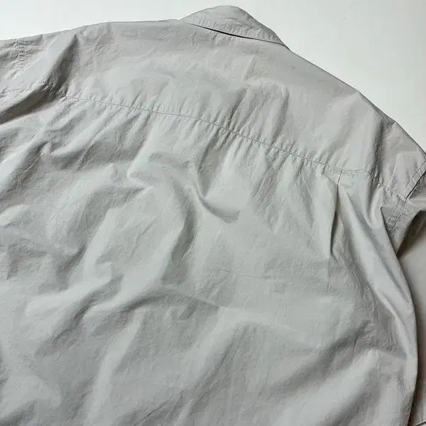 [BUNJANG] AnotherOffice Writer Dove Gray Short Sleeve Shirt / 어나더오피스 Writer 도브 그레이 반팔 셔츠 PN8596