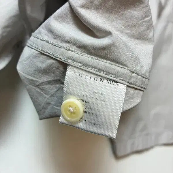 [BUNJANG] AnotherOffice Writer Dove Gray Short Sleeve Shirt / 어나더오피스 Writer 도브 그레이 반팔 셔츠 PN8596