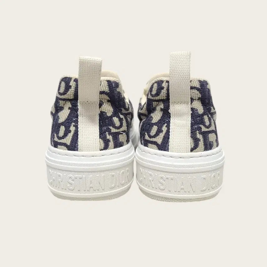 [BUNJANG] Dior Oblique Solar Slip-on Sneakers / [35] 디올 딥 블루 오블리크 솔라 슬립온 스니커즈