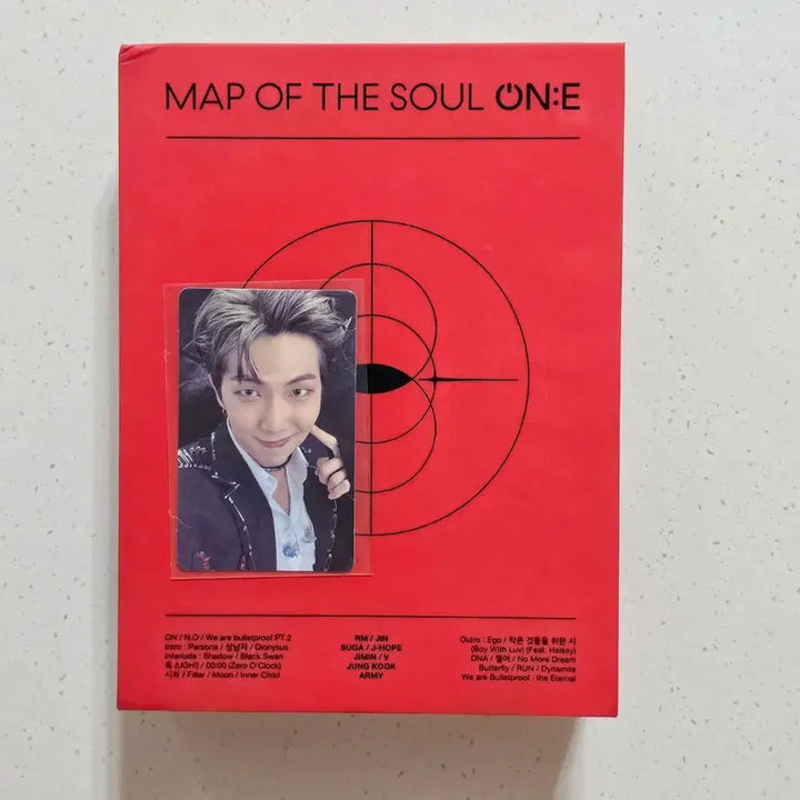 [BUNJANG] BTS RM ON:E Photocard + DVD Set / 방탄소년단 맵오브더솔 ON:E + RM 포토카드