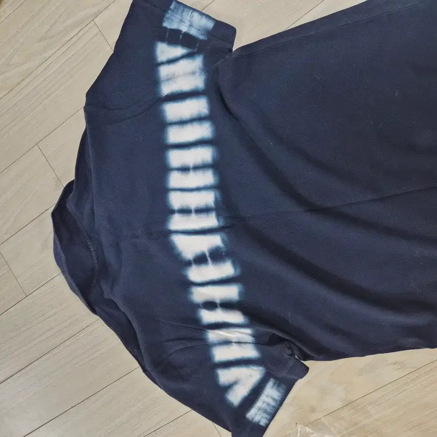 [BUNJANG] Lacoste LIVE Tie-Dye Polo Shirt / Lacoste LIVE 남색 타이 다이 폴로티