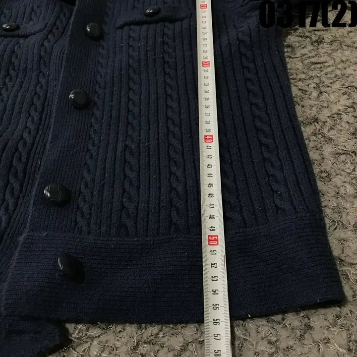 [SOLD OUT] 마리끌레르 네이비 꽈배기 니트 가디건 s
