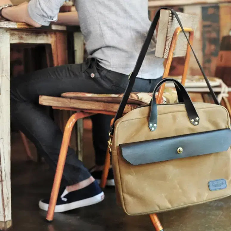 [BUNJANG] Hevitz GN630 Leather Pocket Briefcase / 헤비츠 GN630 레더 포켓 브리프케이스 WC