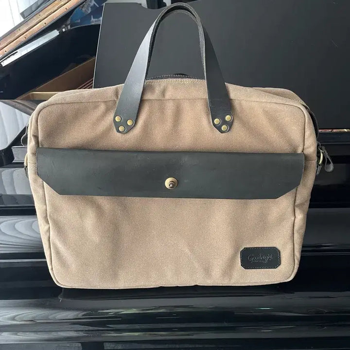 [BUNJANG] Hevitz GN630 Leather Pocket Briefcase / 헤비츠 GN630 레더 포켓 브리프케이스 WC